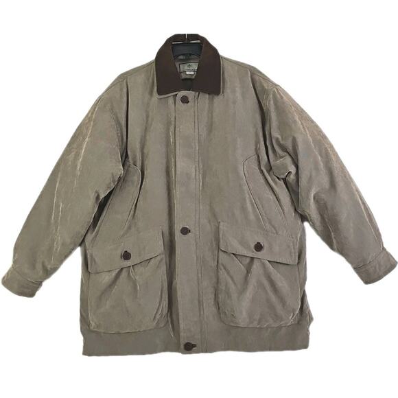 Rainforest~Men's Size XL~Jacket Khaki Barn Chore Coat Parka Down Insulated Heavy - Picture 6 of 16